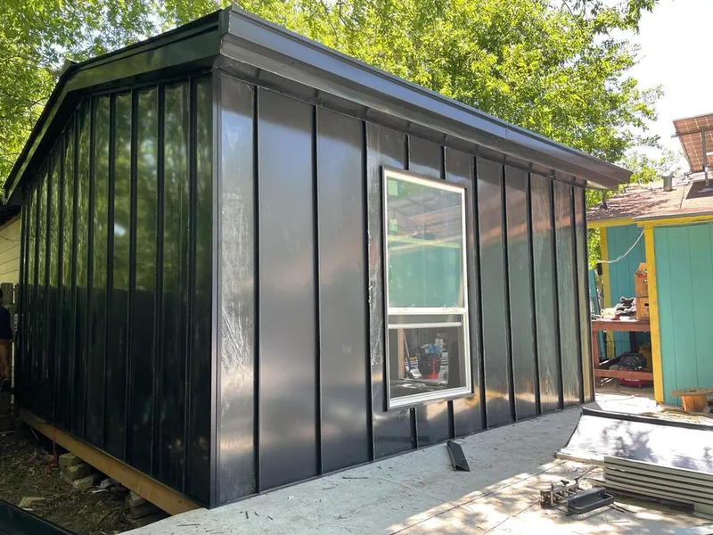 Black standing seam metal wall panels for Roof Inspection in Waterbury